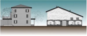 Prospetto Sud Ovest intero